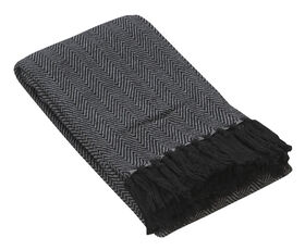 Fabstyles Black Throw