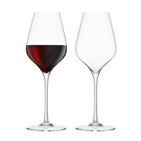 Final Touch Bordeaux Lead-Free Crystal Glasses - Set of 2