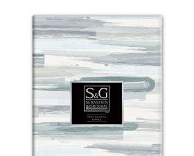SEBASTIEN & GROOME Painter's Palette  Tablecloth Winter 60" Round