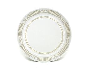 BIA Batik Side Plate, White