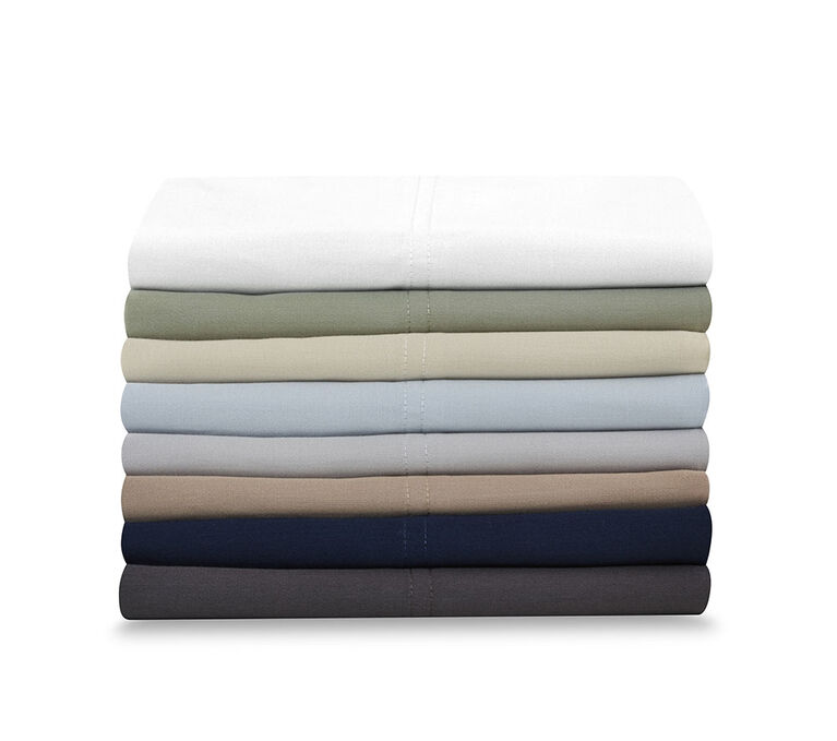 Royal Living 300 Thread Count 100% Cotton Sateen Fitted Sheet
