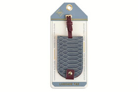Core Home Round Flip Luggage Tag - Cowhide